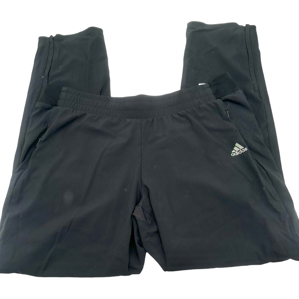 Adidas Men's ENERGY RUNNING CY5790 Black Running Pants Elastic Waistband SIZE L